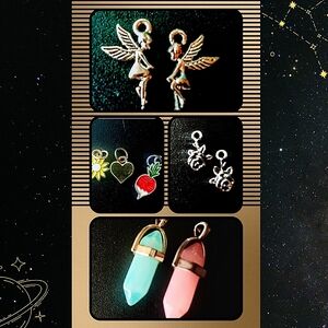 Set of 9 Harry Potter charms and pendants